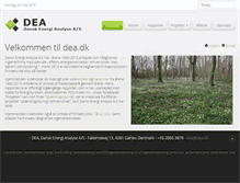 Tablet Screenshot of dea.dk